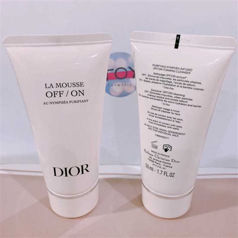 dior la mousse cleanser.